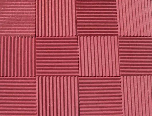 1 Inch Acoustic Foam Wedge Style Panels - 13 Color Options by SoundAssured