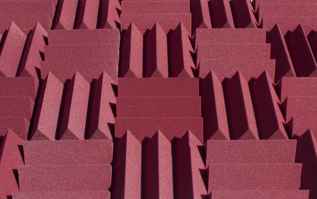 4 Inch Acoustic Foam Wedge Style Panels - 13 Color Options by SoundAssured