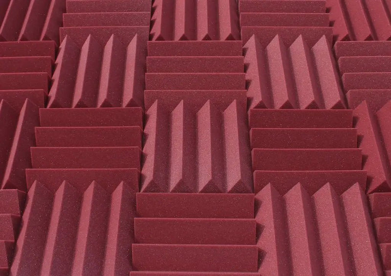 3 Inch Acoustic Foam Wedge Style Panels - 13 Color Options by SoundAssured