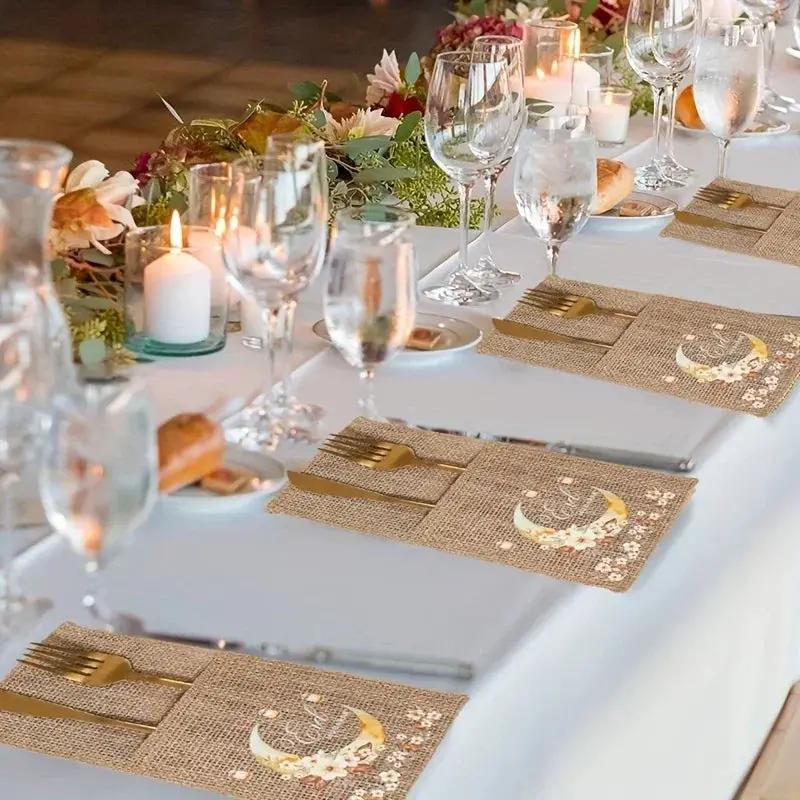 Burlap Bags - Moon Lantern Eid Decor by House Of Avana