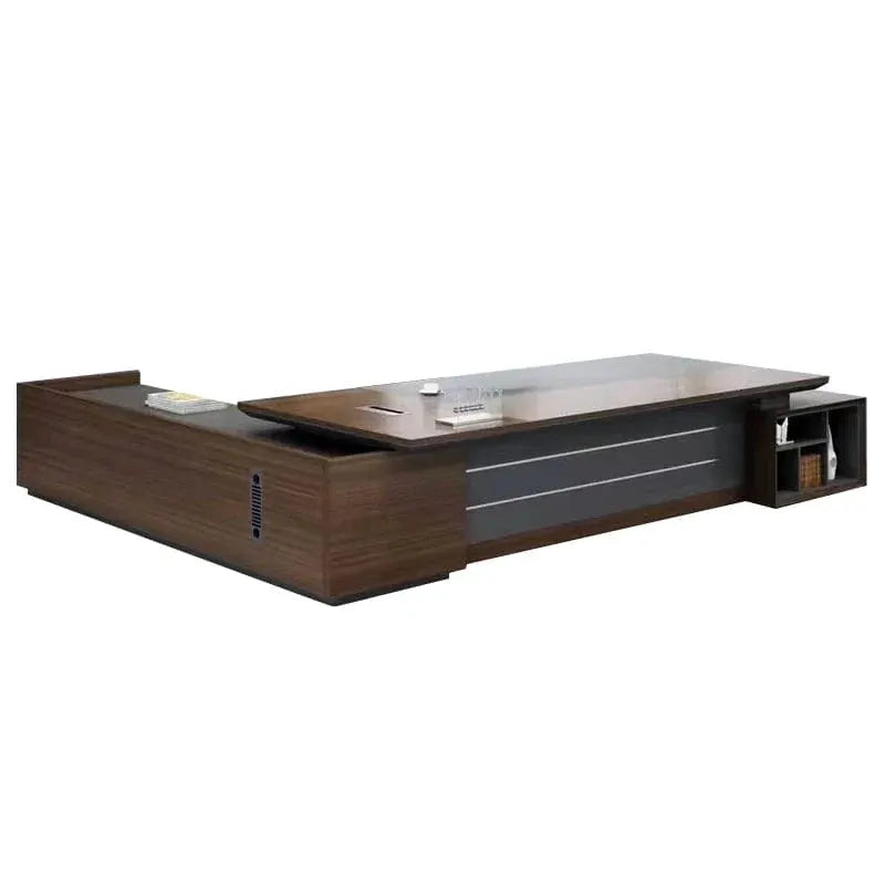 Atlas · Grand L-Shaped Executive Desk by Arc Grove