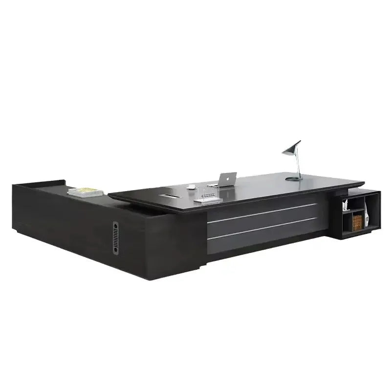 Atlas · Grand L-Shaped Executive Desk by Arc Grove