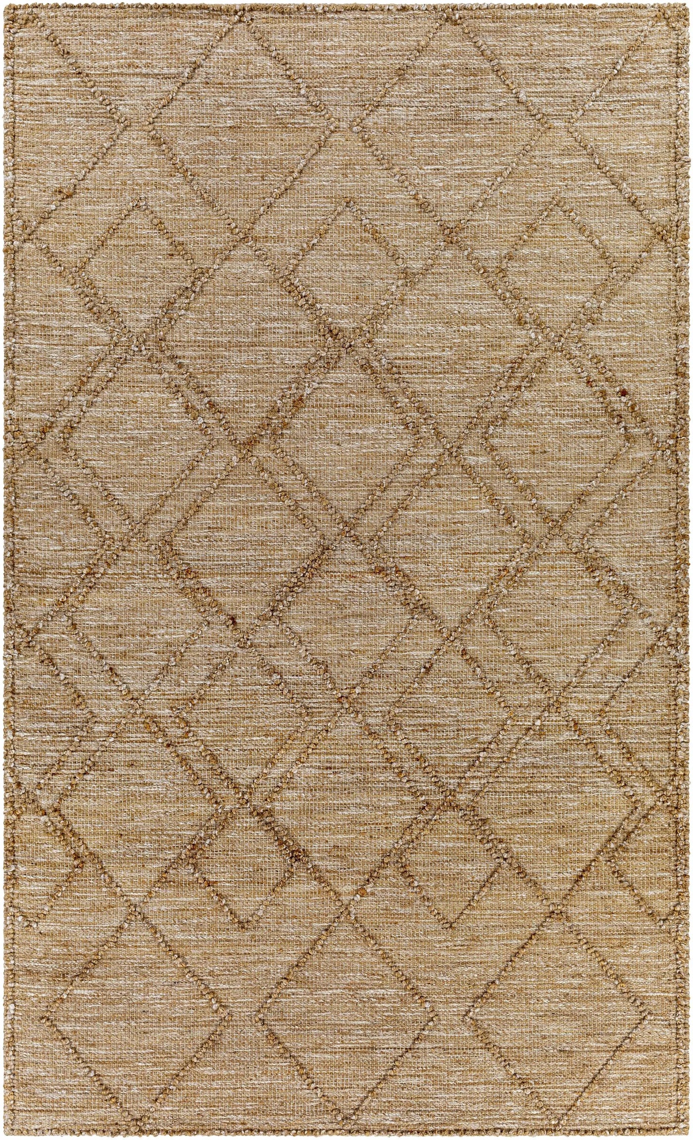 Buse Hand Woven Beige Area Rug - Clearance by Boutique Rugs