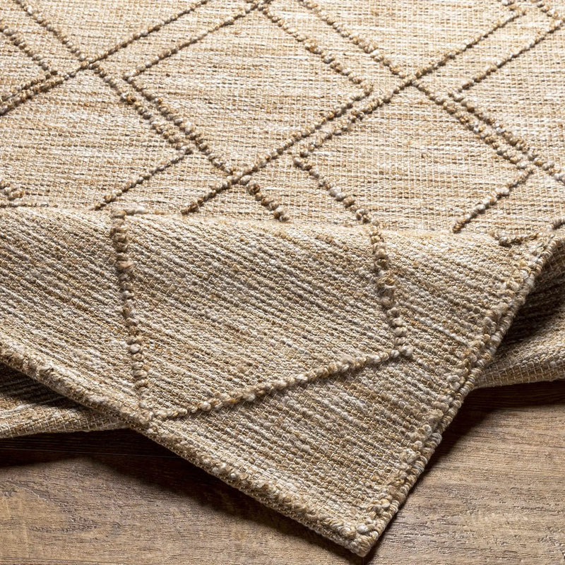 Buse Hand Woven Beige Area Rug - Clearance by Boutique Rugs
