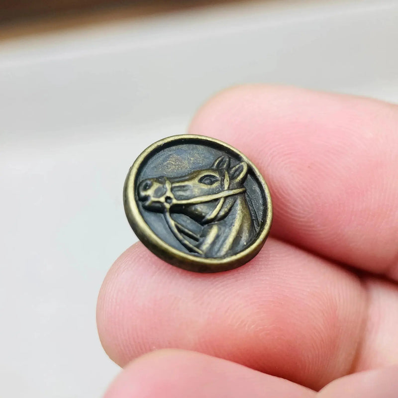 Button - Vintage Bronze 15mm by House Of Avana