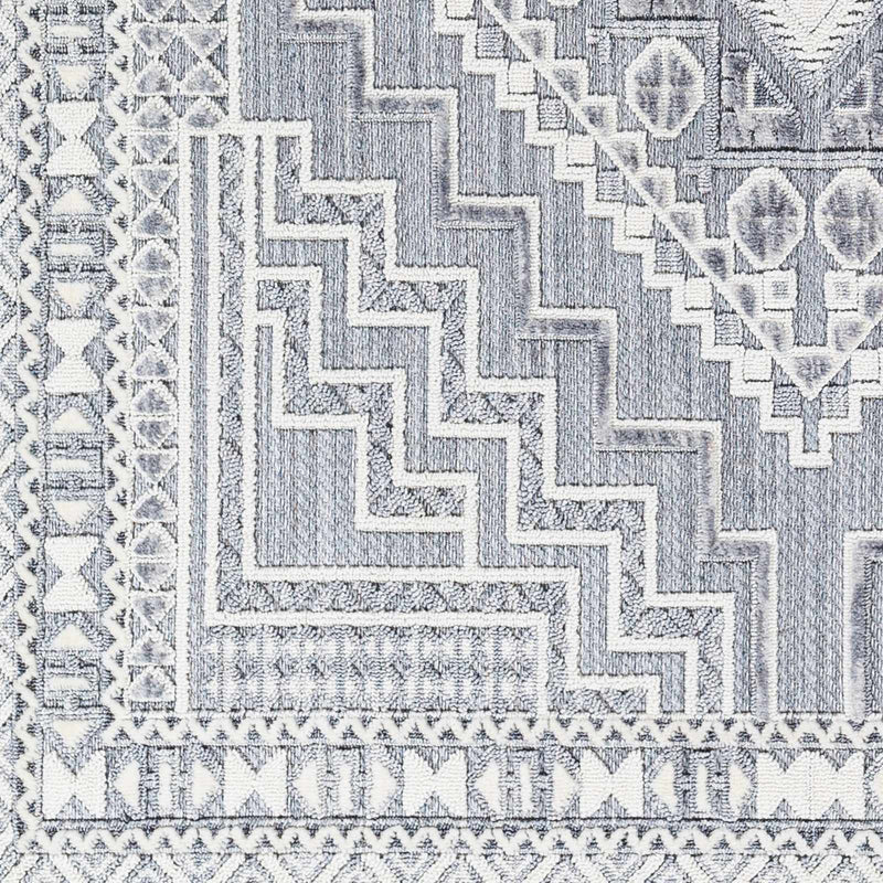 Alya Charcoal Textured Area Rug by Hauteloom