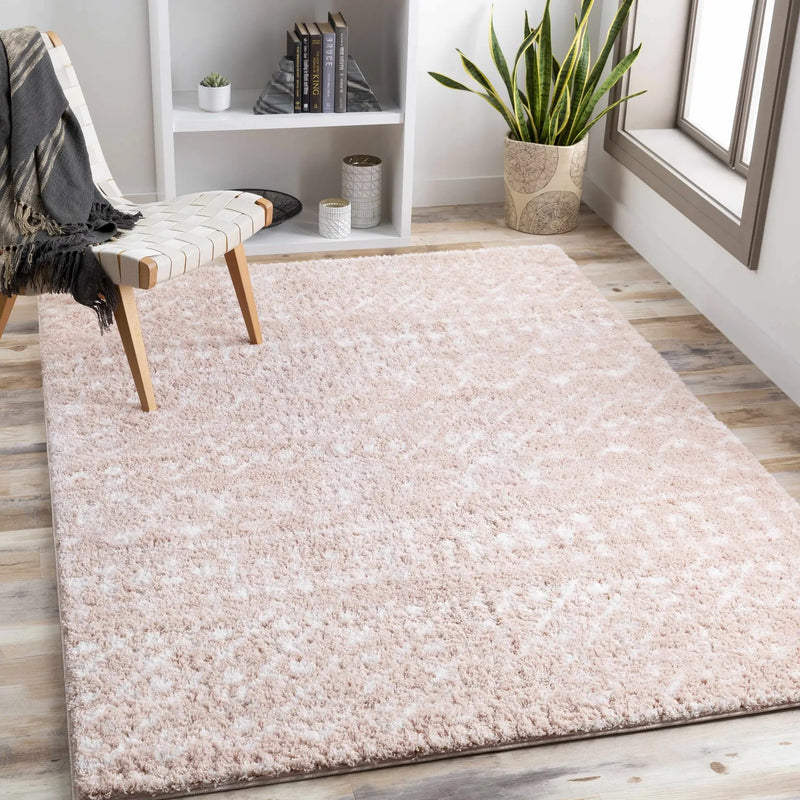 Blush Plush Area Rug by Boutique Rugs