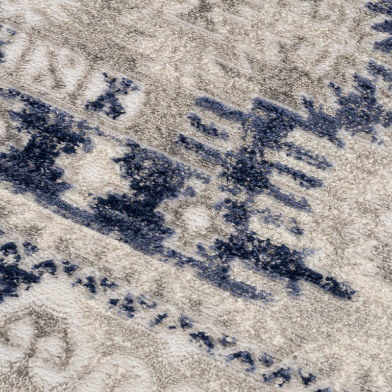 Bindi Navy Area Rug - Clearance by Boutique Rugs