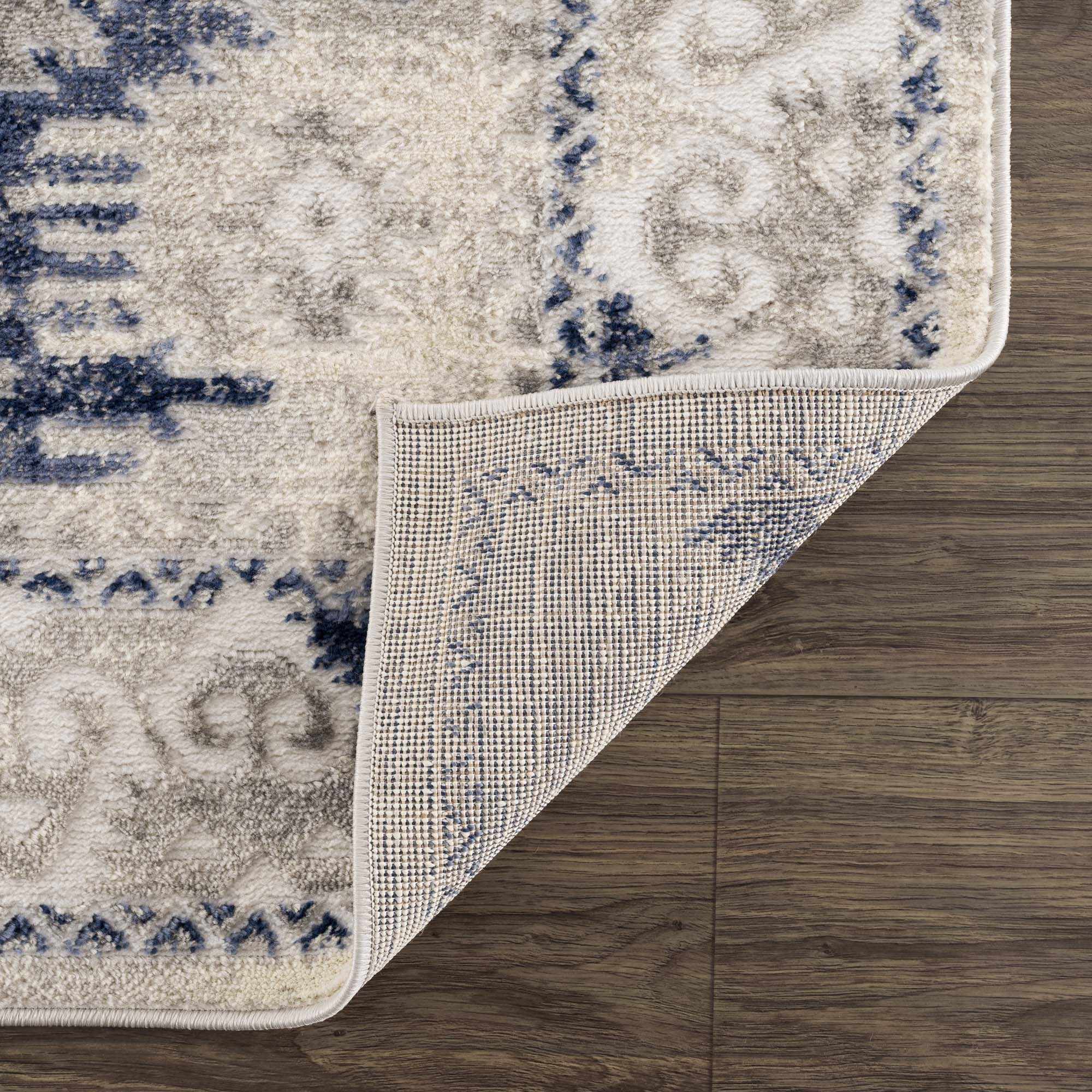 Bindi Navy Area Rug - Clearance by Boutique Rugs