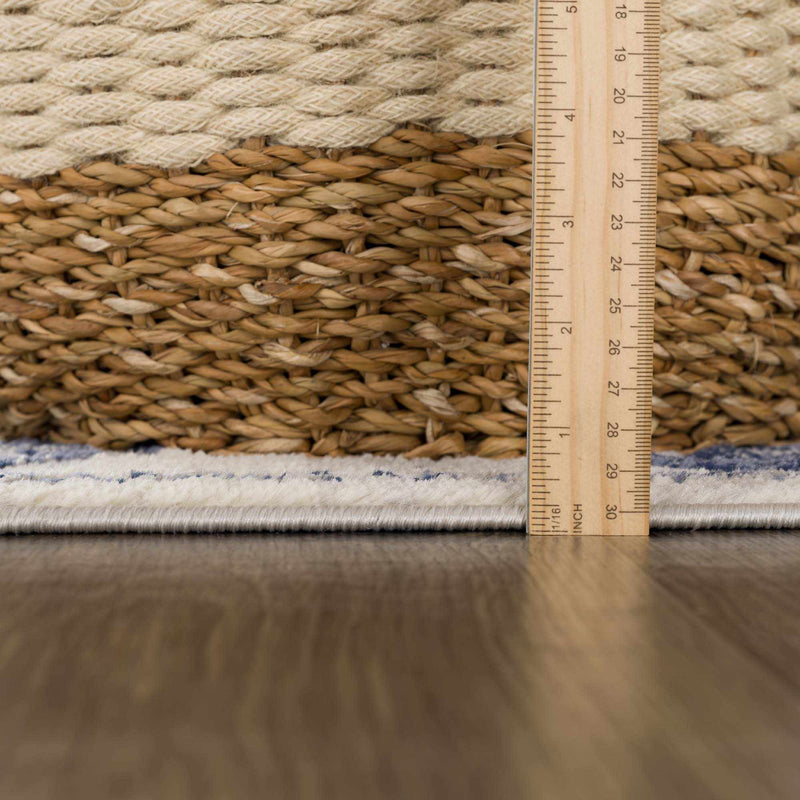 Bindi Navy Area Rug - Clearance by Boutique Rugs