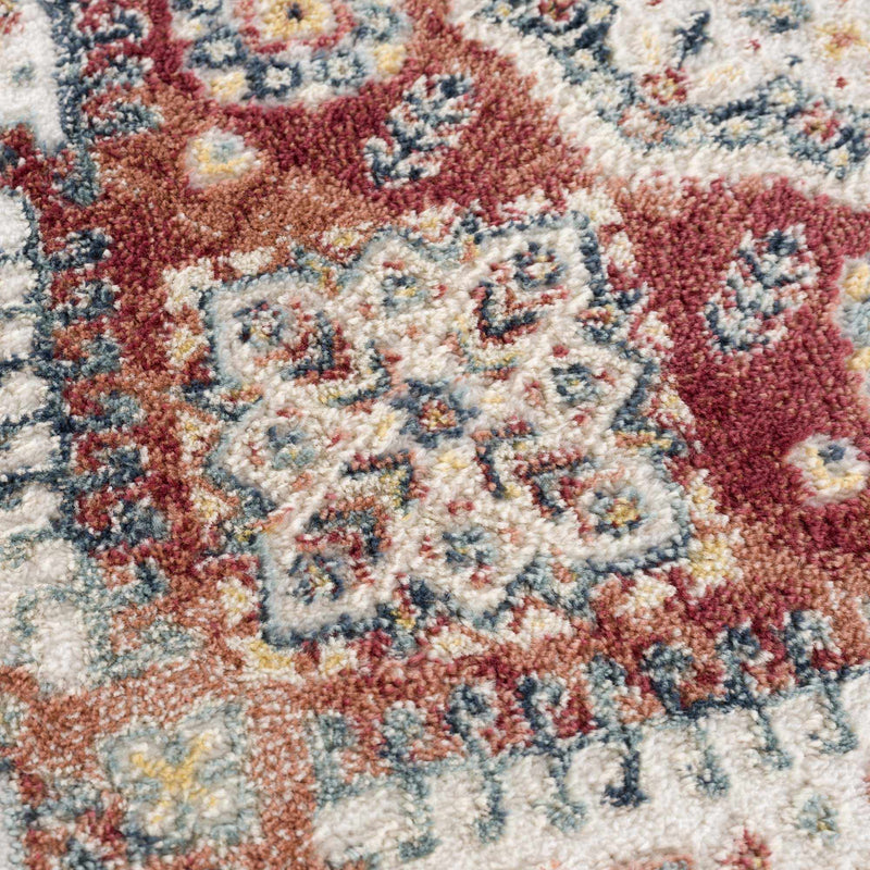 Brend Rust Medallion Area Rug - Clearance by Boutique Rugs