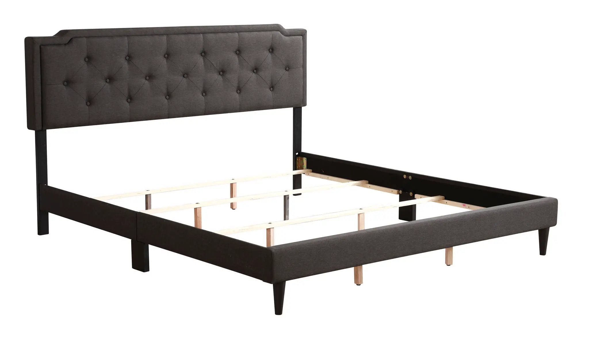 Button Tufted Bed Charming For Cozy Spaces by Unique Piece Furniture