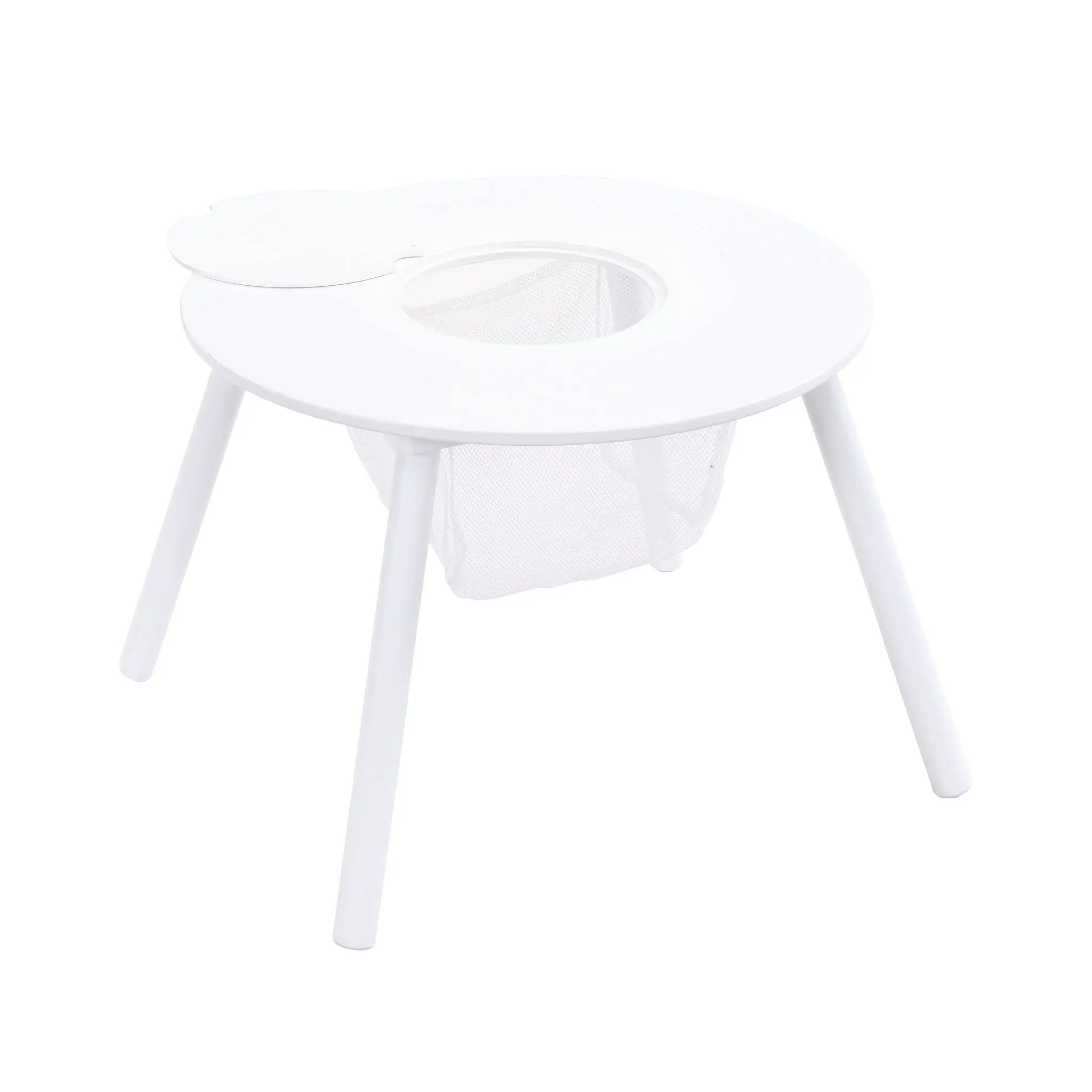 Children's Panel Table With 4 Chairs - White by Unique Piece Furniture