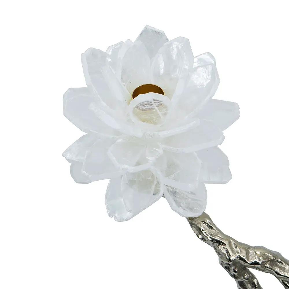 Aluminum Candle Holder With Marble Stand by HouseOfZazla