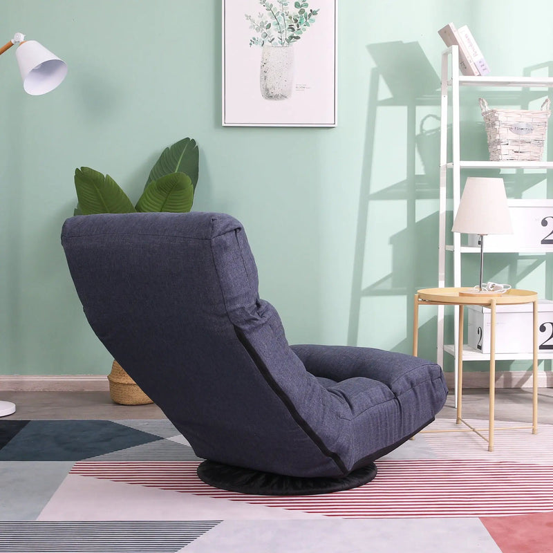 Adjustable Japanese Reclining Floor Chair Sofa With Metal Frame For Living Room by HouseOfZazla