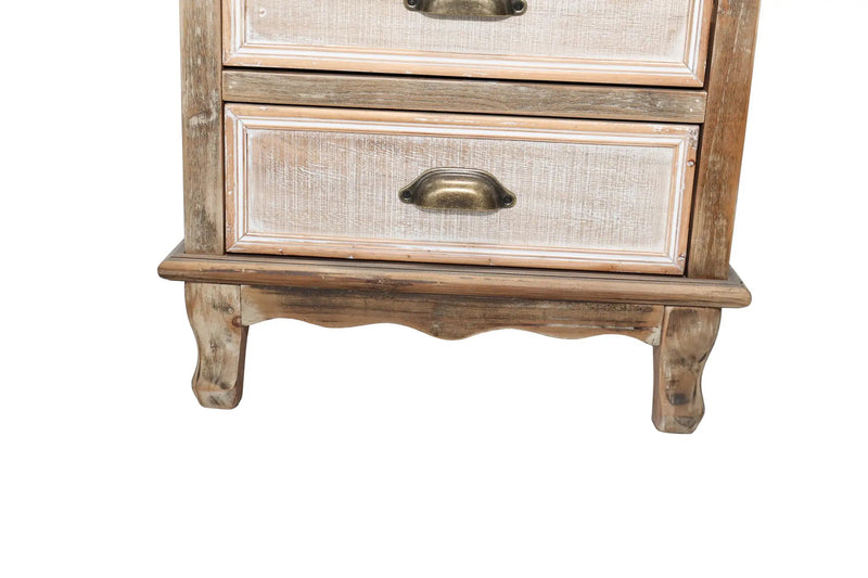 Rustic Wooden Storage Cabinet with Decorative Cutout Door by HouseOfZazla