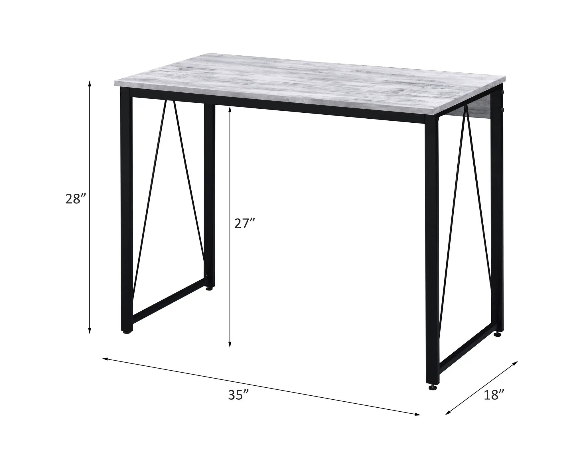 Zaidin Antique White Writing Desk by HouseOfZazla