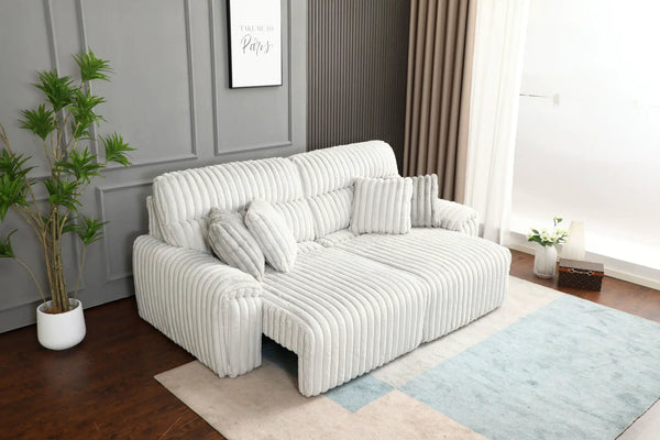 Jaya Power Motion Sofa with Sleeper & USB Port - Mondo Gray