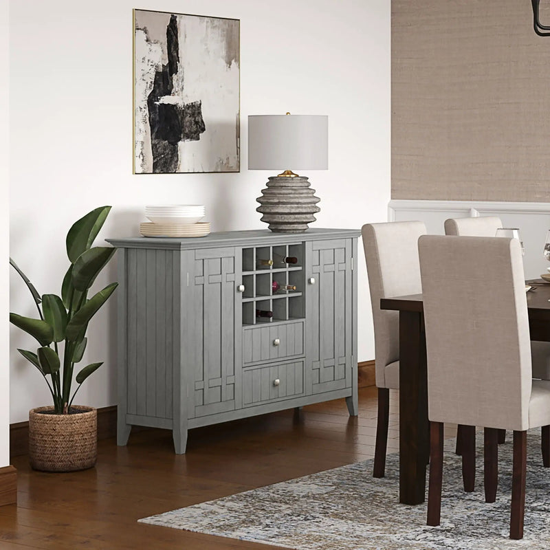 Bedford - Sideboard Buffet And Wine Rack by HouseOfZazla