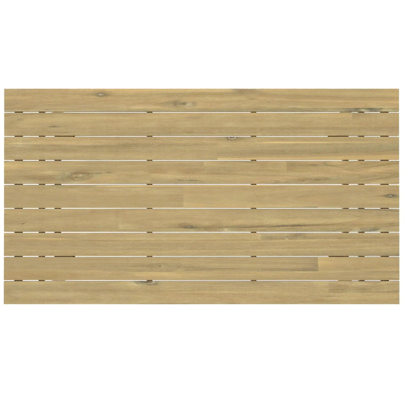 Kona - Outdoor Dining Table - Light Teak by HouseOfZazla