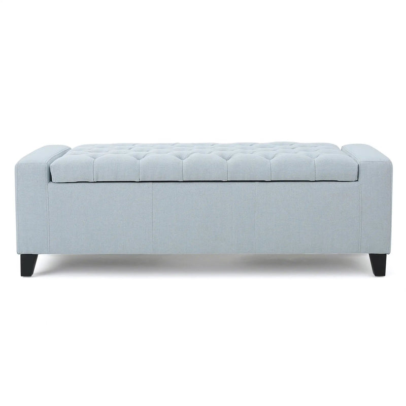 Guernsey Ottoman Storage With Tufted Top by HouseOfZazla