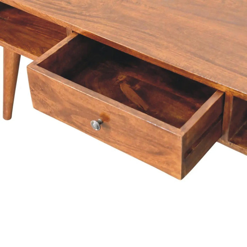 Avora - 2 Drawer Coffee Table - Brown by HouseOfZazla