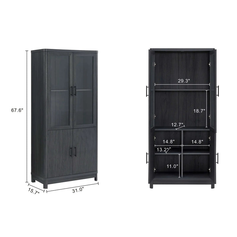 Jodie - Bookcase Cabinet by HouseOfZazla