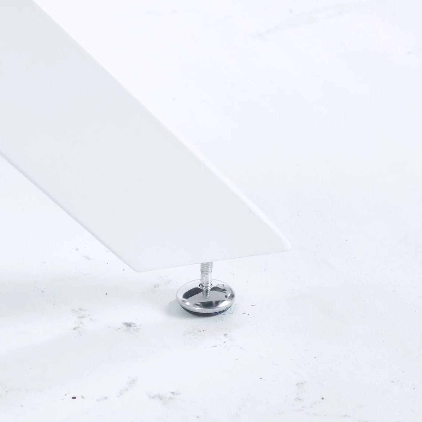 Dining Table With Cross Metal Leg And Tempered Glass, Modern Space Saving Kitchen Table For Living Room by HouseOfZazla