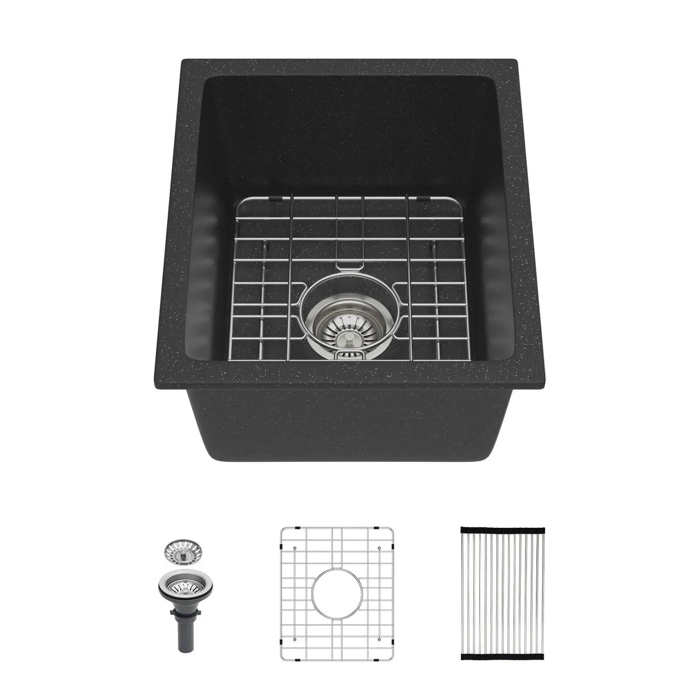 Quartz Composite Undermount Single Bowl Kitchen Sink by HouseOfZazla