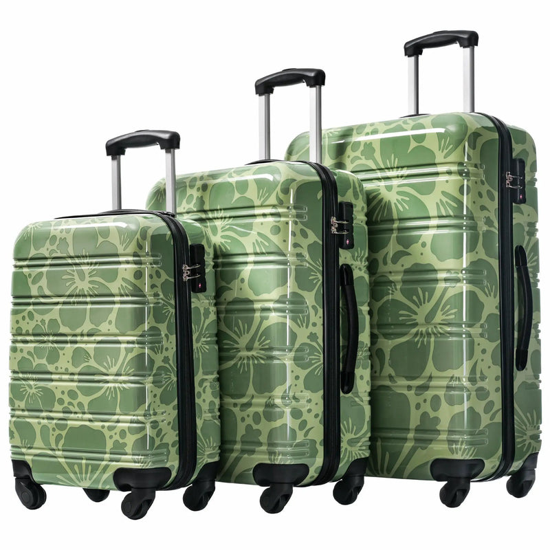 3-Piece Hard Shell Luggage Set – 20" 24" 28" by GigaTech by HouseOfZazla
