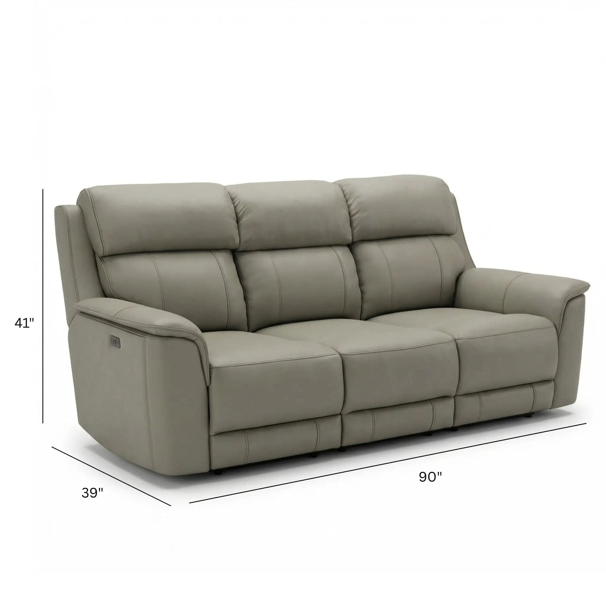 Oslo - Dual Power Reclining Sofa by Unique Piece Furniture
