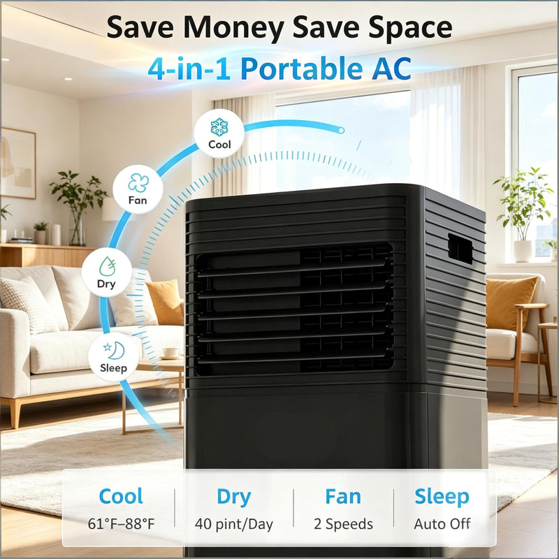 Modern Mobile Air Conditioner with Wheels by HouseOfZazla