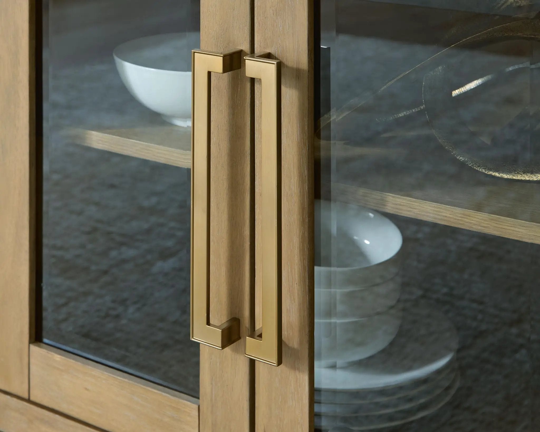 Lasinger - Dining Room Server - Light Brown by Unique Piece Furniture