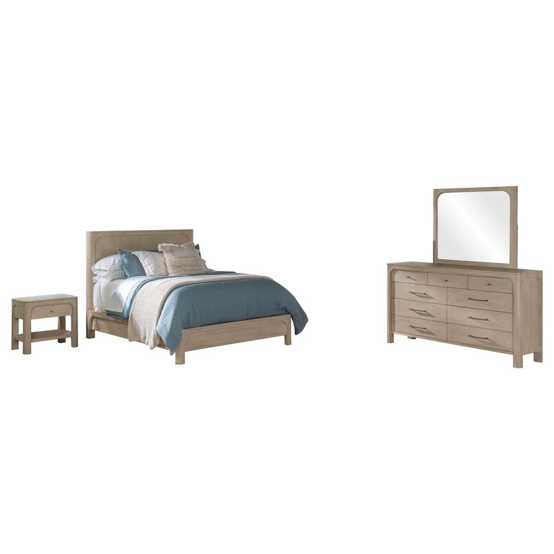 Solano 4-piece Eastern King Bedroom Set Weathered Mango by Unique Piece Furniture