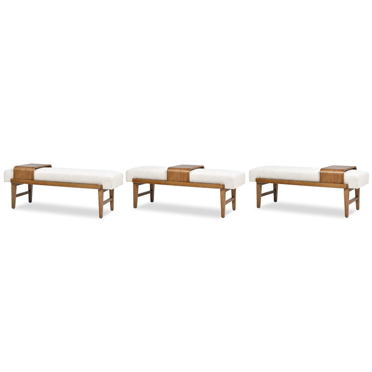 Modern Telephone Bench with Sliding Shelf – Ivory White, photo 9 of 10