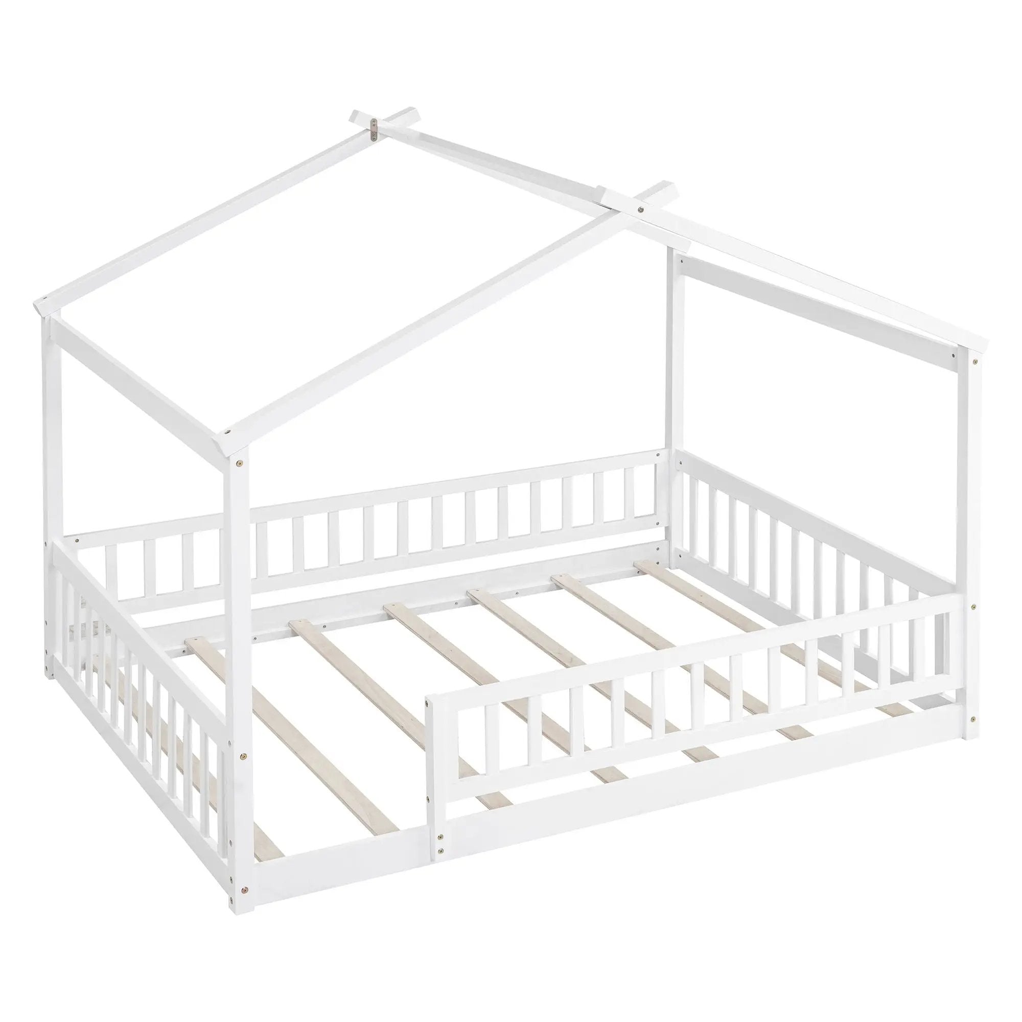 Bed House Bed Frame With Fence by Unique Piece Furniture