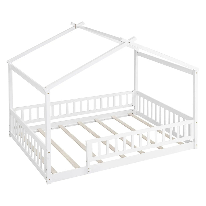 Bed House Bed Frame With Fence by Unique Piece Furniture