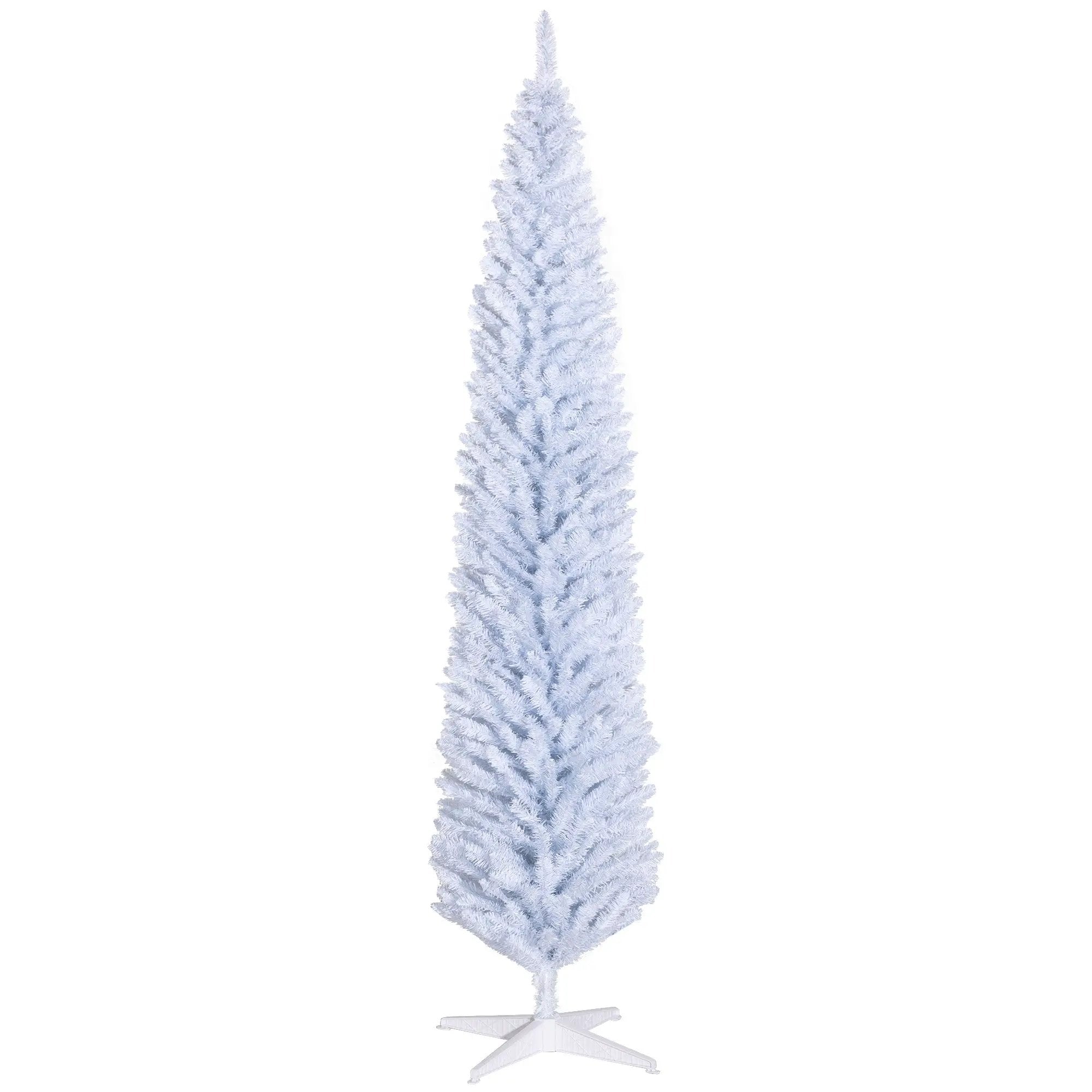 HOMCOM 8' Artificial Pencil Christmas Tree by HouseOfZazla