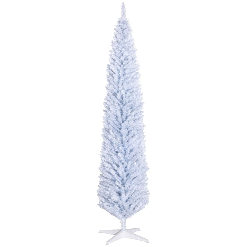 HOMCOM 8' Artificial Pencil Christmas Tree by HouseOfZazla