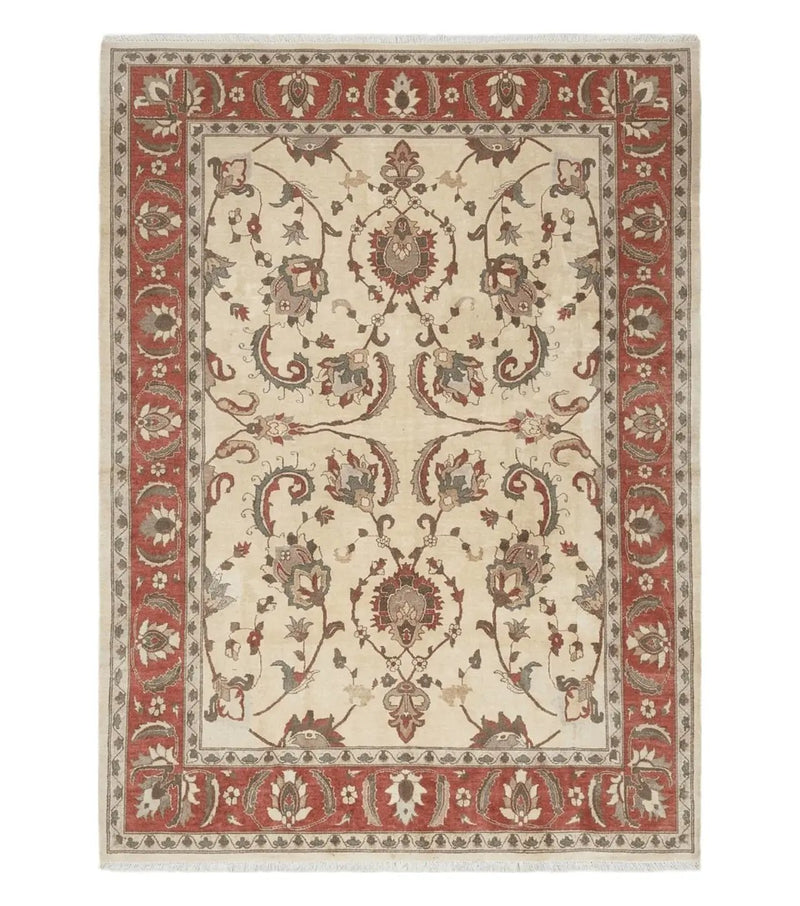9' X 12' One-Of-A-Kind William Pak Peshawar Hand-knotted Wool Rug Nice by Jewel Rugs