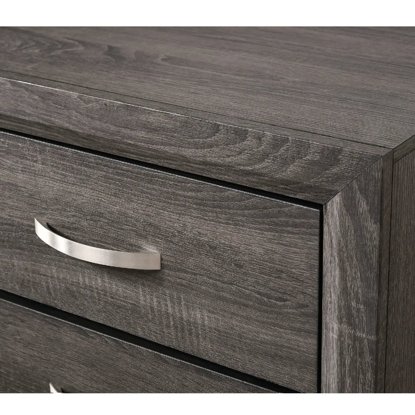 Contemporary 6 Drawer Dresser With Handles by HouseOfZazla
