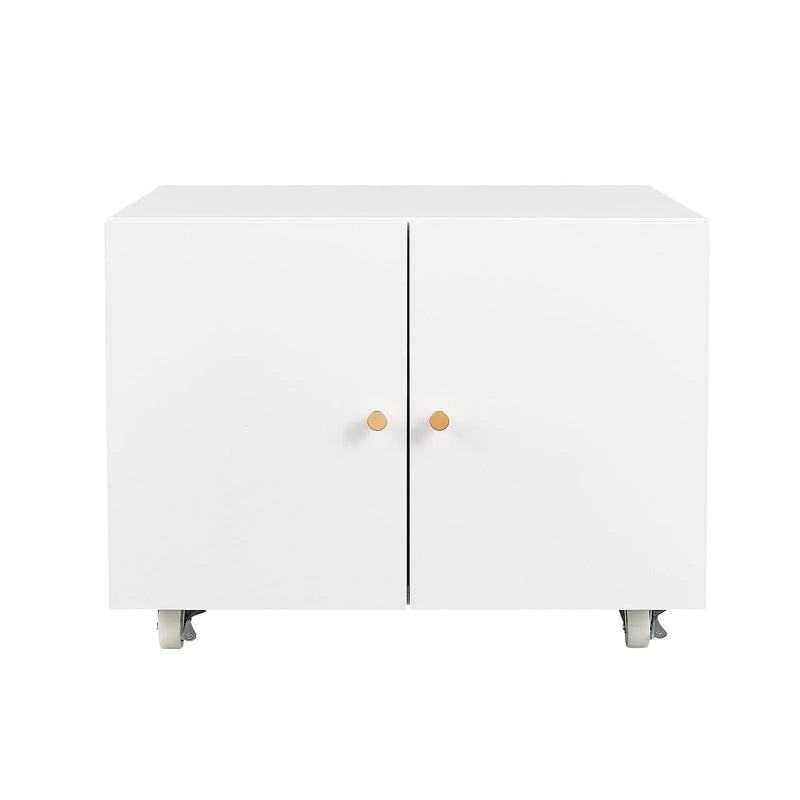 Office Furniture Copier Cabinet 2 Door Steel Copier Stand Mobile Pedestal File Printer Stand by HouseOfZazla