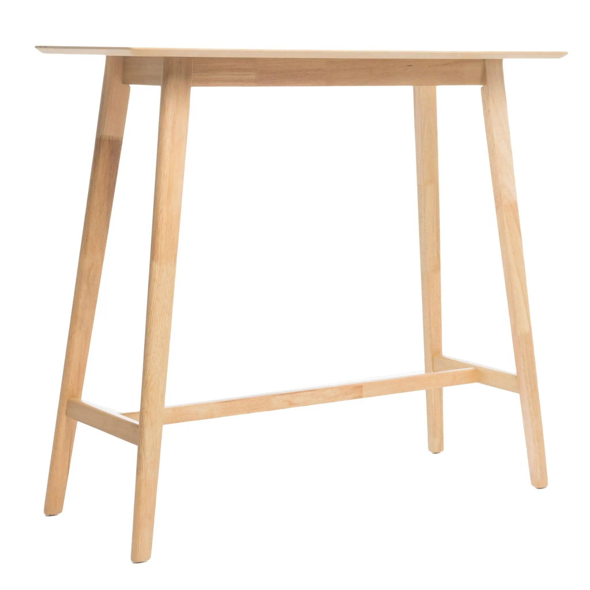 Bar Height Dining Table With Splayed Legs And Elongated Rectangular Top by HouseOfZazla