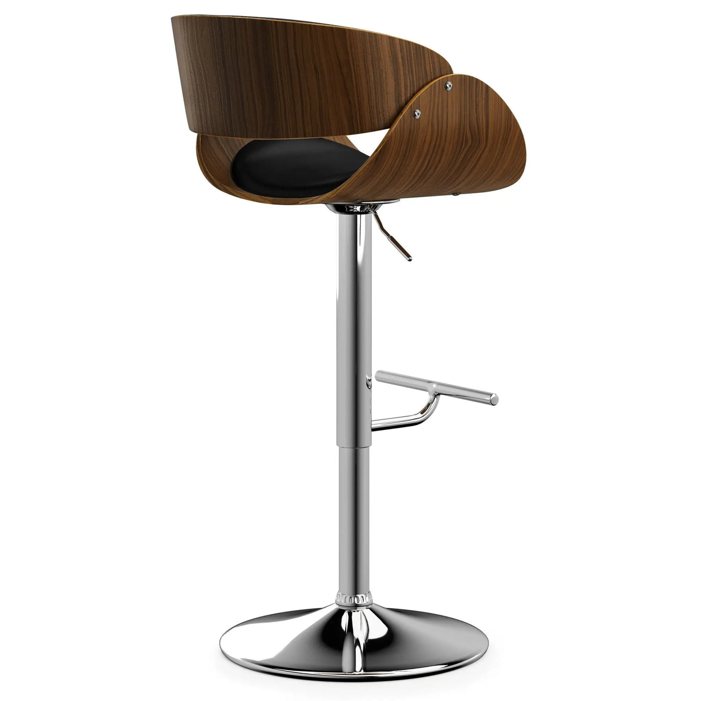 Amery - Mid Century Modern Adjustable Swivel Bar Stool by HouseOfZazla