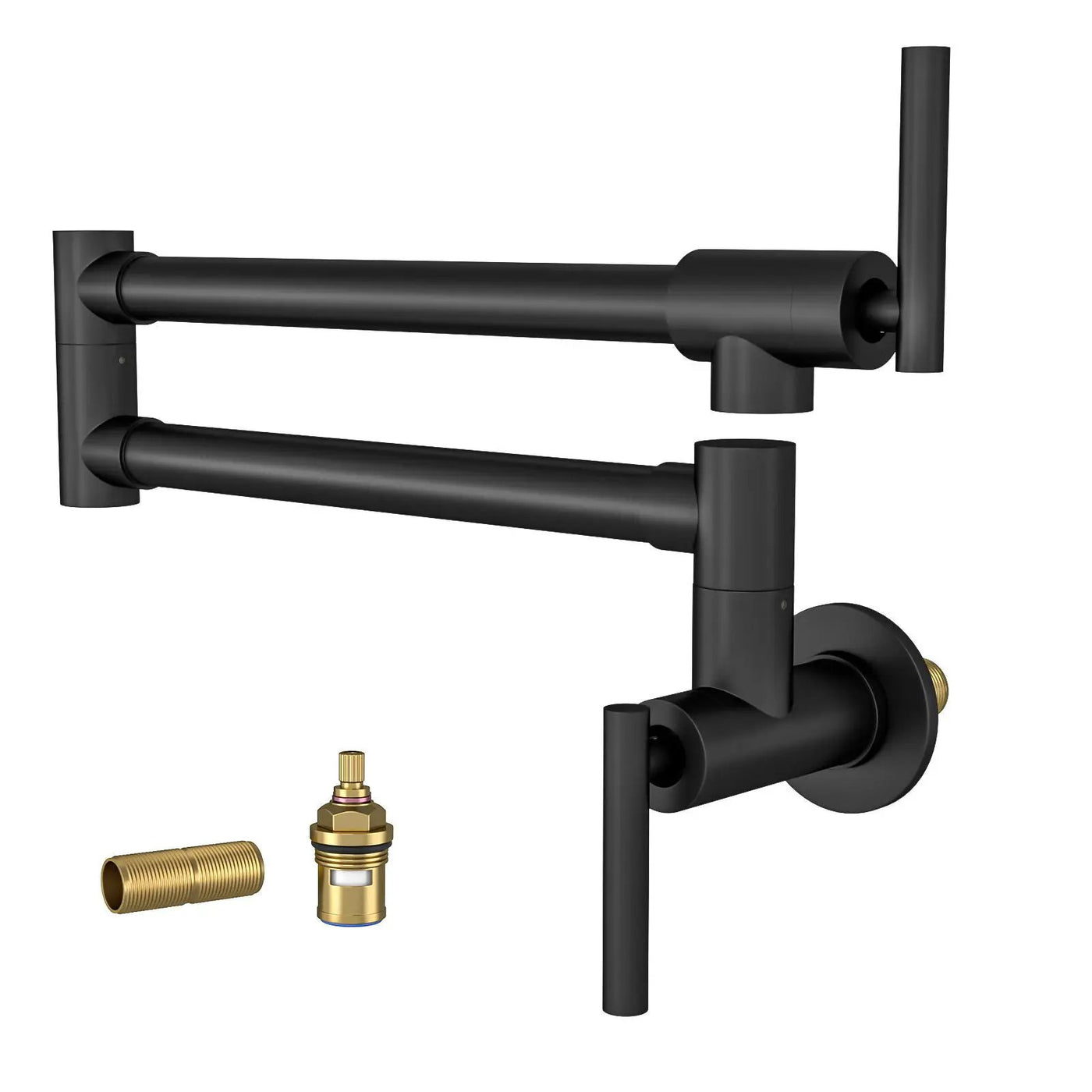 Modern Design Wall Mount Pot Filler Faucet Folding Stretchable by HouseOfZazla