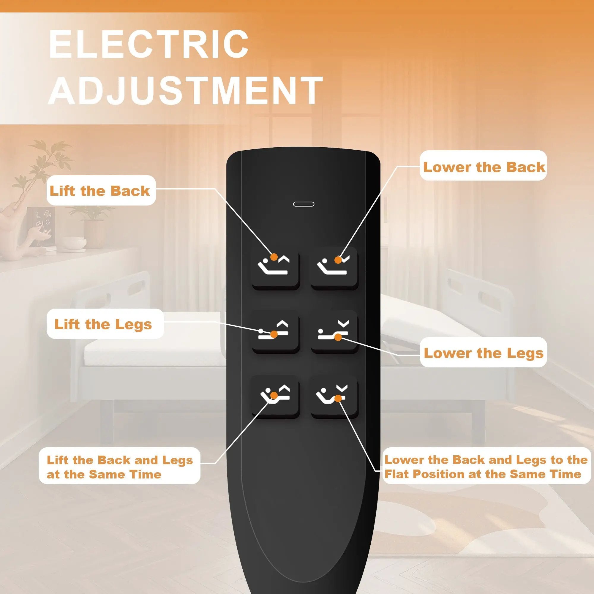 Electric Adjustable Hospital Bed for Home Use by HouseOfZazla