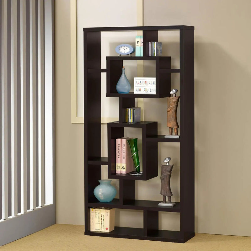 10 Shelf Open Back Bookcase by HouseOfZazla