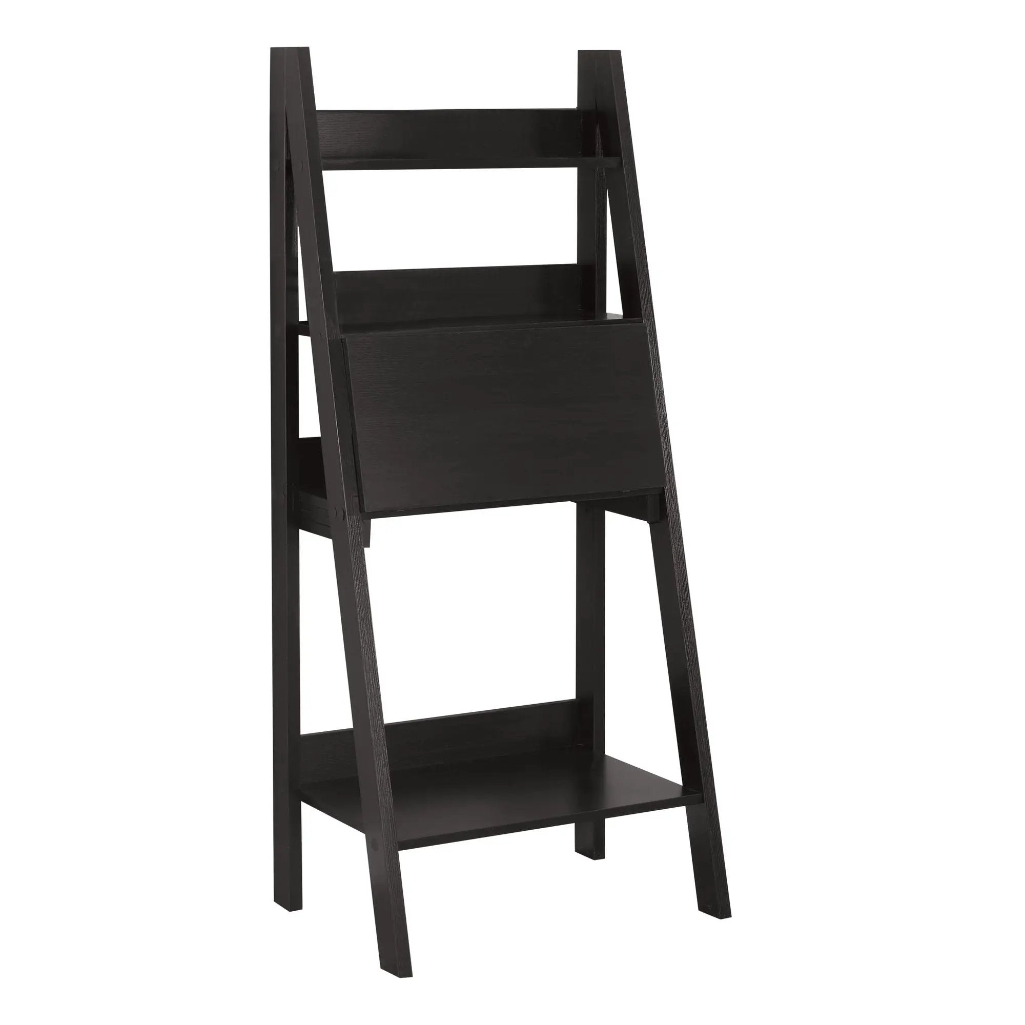 Computer Desk For Home Office, Laptop, Leaning, Storage Shelves by Unique Piece Furniture