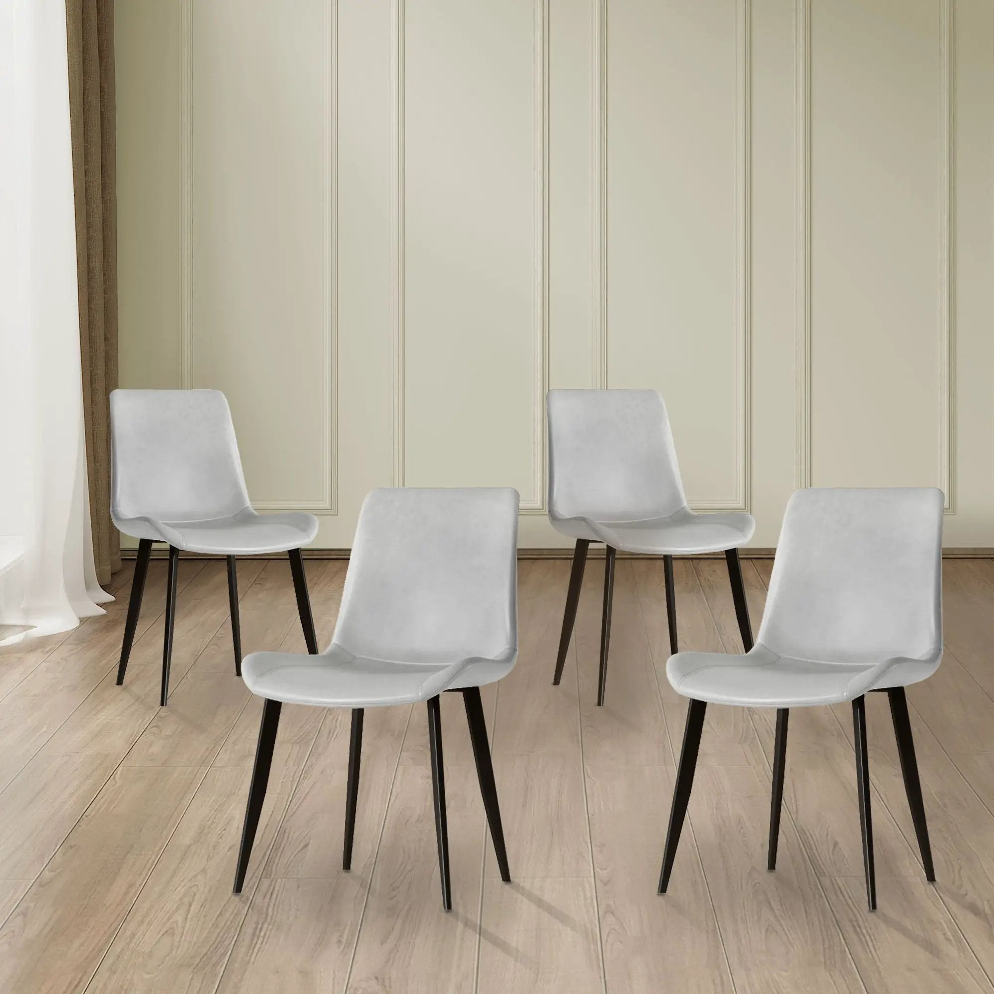 Modern Dining Chair With Carbon Steel Legs by Unique Piece Furniture