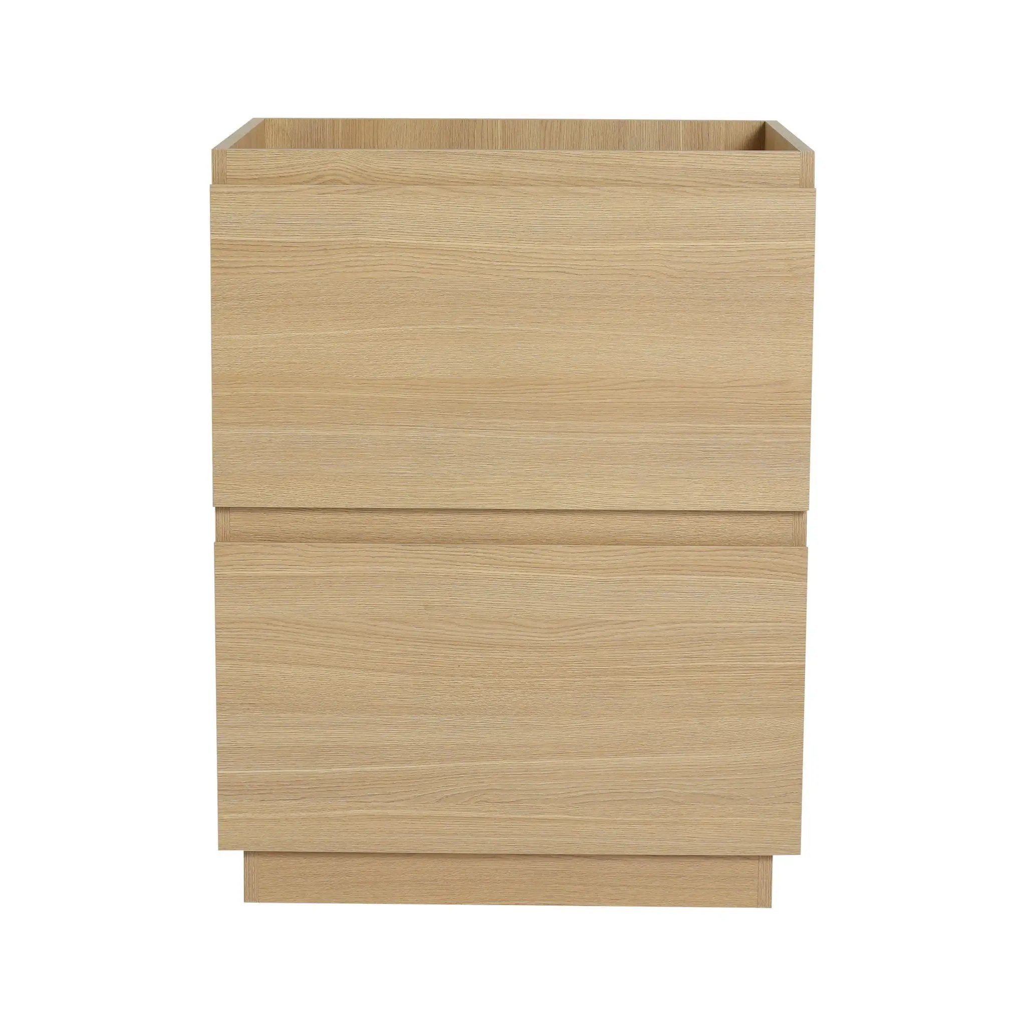 Modern Freestanding Bathroom Vanity Cabinet With Double Drawer by Unique Piece Furniture